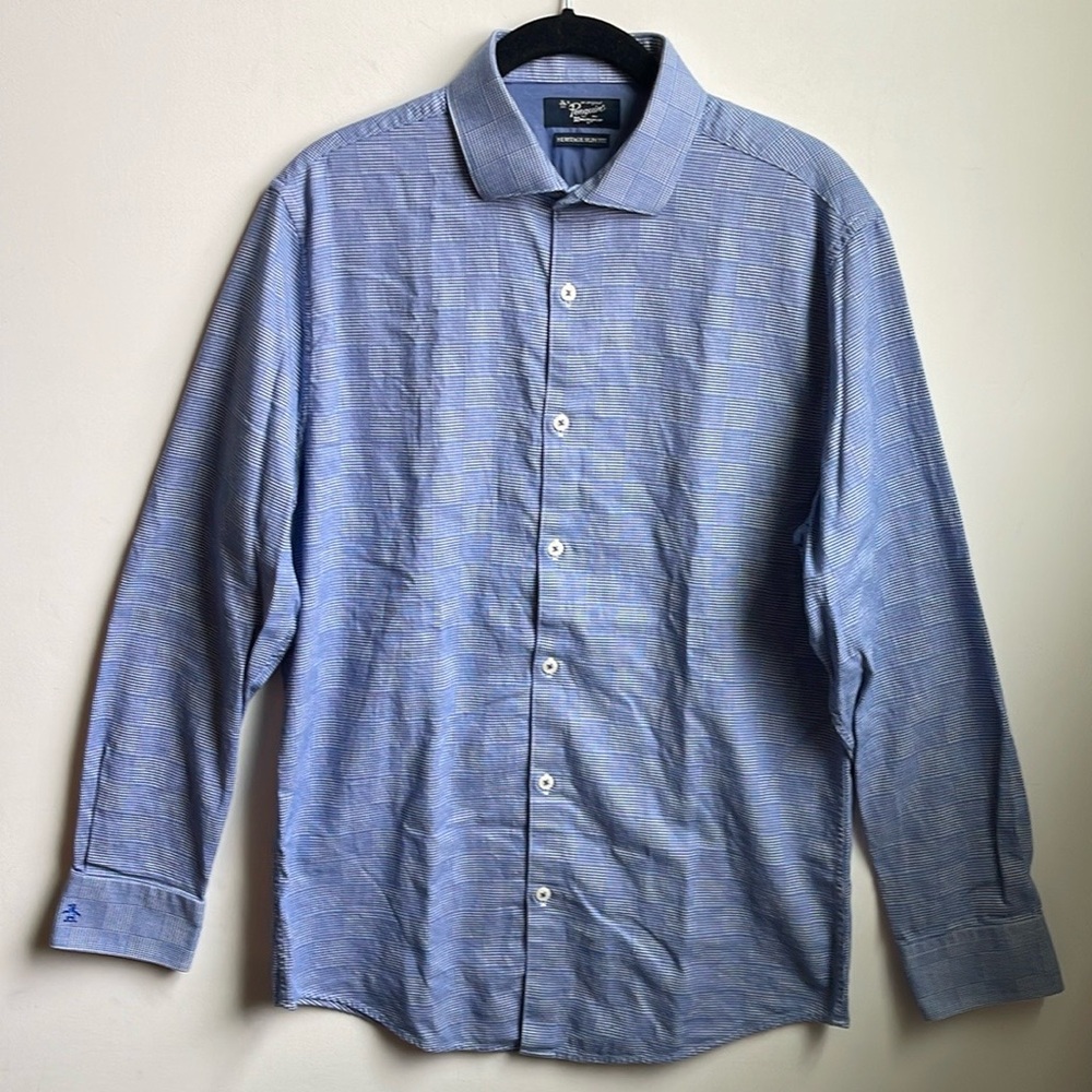 Original Penguin Men’s Button Front Long Sleeve Floral Shirt | size 32/33